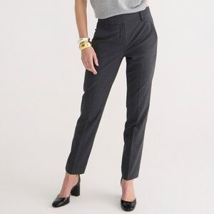 NWT J.Crew Cameron Slim Crop Pant in Italian Stretch Wool Blend Size 10